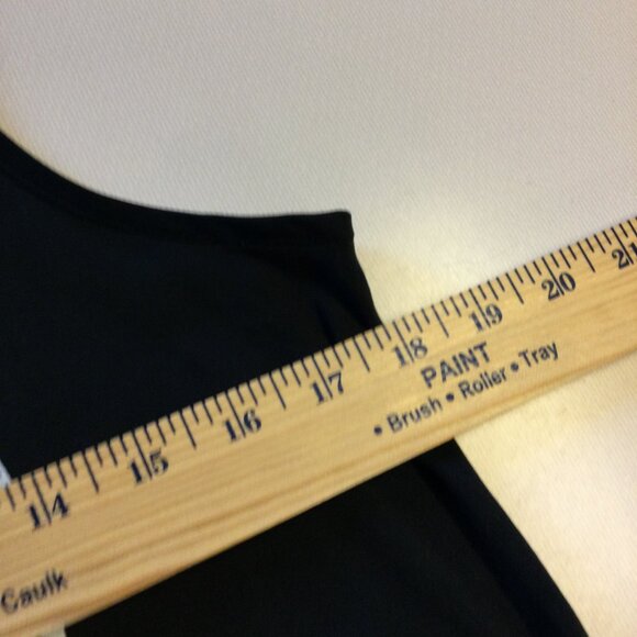 Distressed Star Logo Dress Womens Large Black Sleeveless Pockets Athleisure - Picture 6 of 8